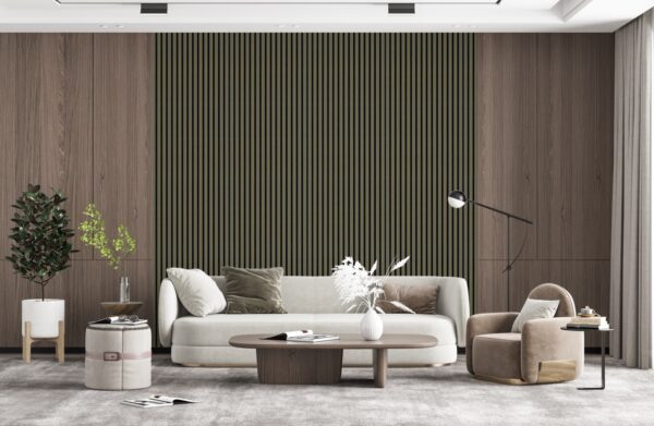 acoustic slat wall panels wood veneer stripes buy online