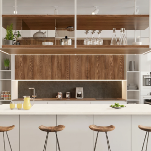 Flamed Arvadonna Chestnut kronospan californi usa kitchen cabinet doors