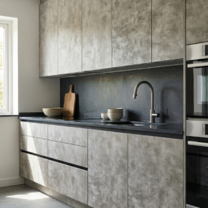 SM Art decorative melamine boards distributor USA N003 NIRVANA NICHEL buy, California available in stock. Modern Italian cabinets, closets and furniture components
